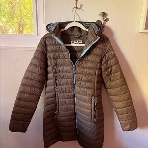 CMP Brown Puffer Jacket (XS)